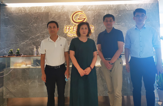 电子商会秘书处走访会员企业环球数科集团