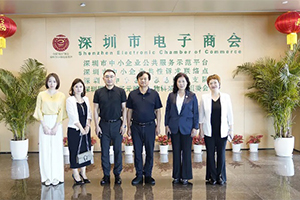 深圳市美亚迪光电有限公司负责人到访深圳市电子商会