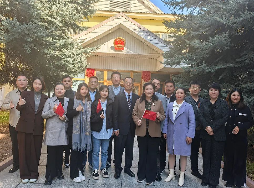 深圳市电子商会拜访中国驻阿拉木图总领事馆
